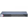 Hikvision DS-3E1526P-EI/M 26 prievadų Gigabit PoE+ valdomas jungiklis su 24 PoE prievadais ir 2 SFP lizdais