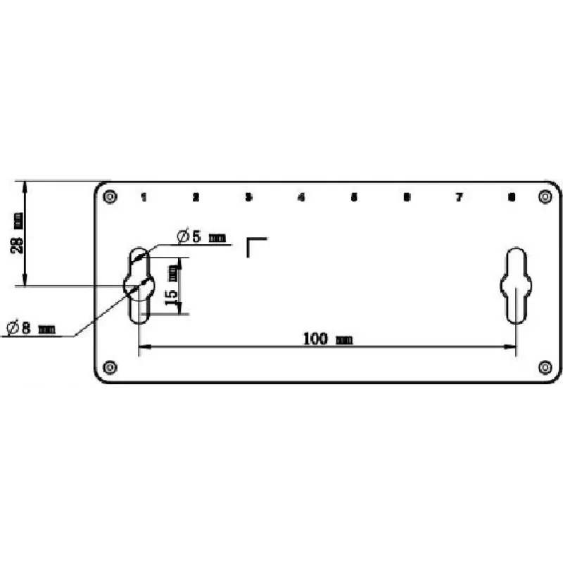 Hikvision DS-3E0108D-O Nevaldomas jungiklis 8 prievadai 10/100 Mbps stalinis
