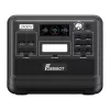 FOSSIBOT F2400 2400W įkrovimo stotis, juoda