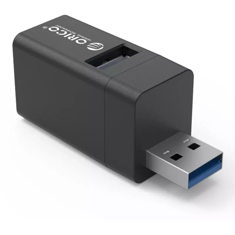 ORICO Mini 3-Port USB 3.0 Hub Aluminium (5 Gbps, 3x USB-A)