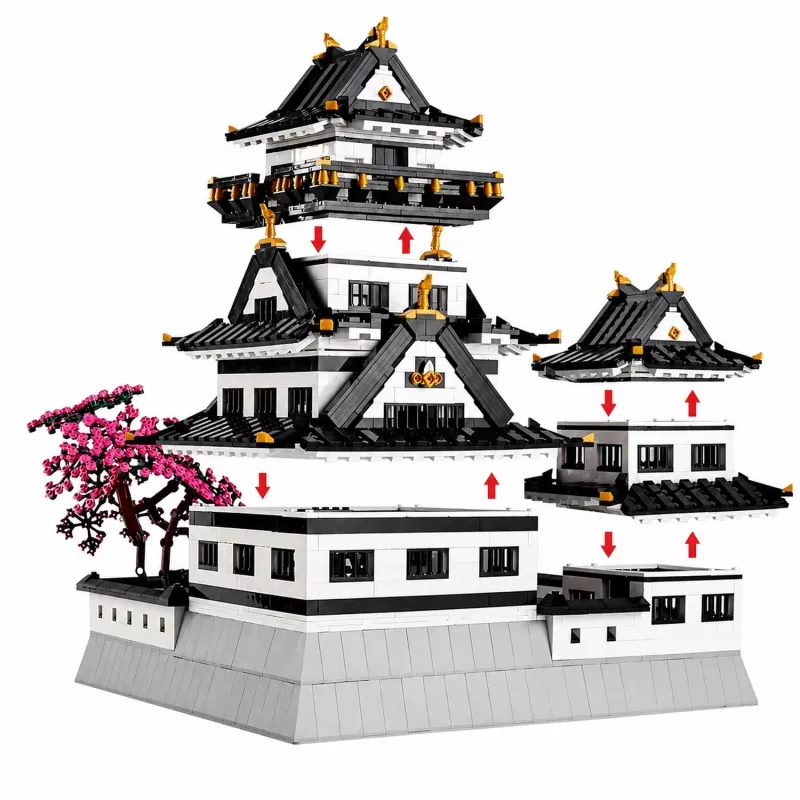 Mould King Himeji-Jo Castle 22006 statybinis blokelių rinkinys (3086 vnt.)