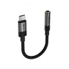 Acefast USB-C į 3,5 mm J12 garso adapteris juodas