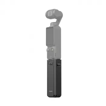 TELESIN 5000mAh akumuliatoriaus rankena Power Bank, skirta DJI Osmo Pocket 3 / 4, USB-C, juoda