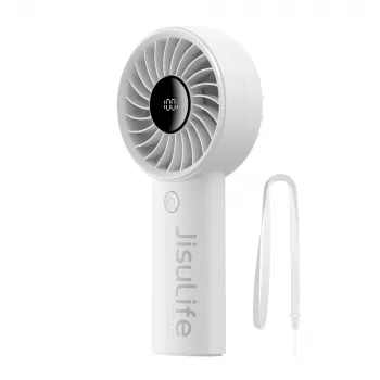 JISULIFE nešiojamas ventiliatorius Life4 3600mAh USB - pilka