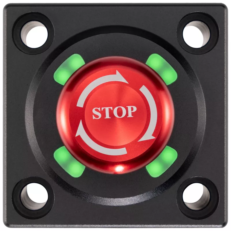 Simagic Alpha Kill Switch avarinio sustabdymo mygtukas, skirtas Alpha serijos bazėms