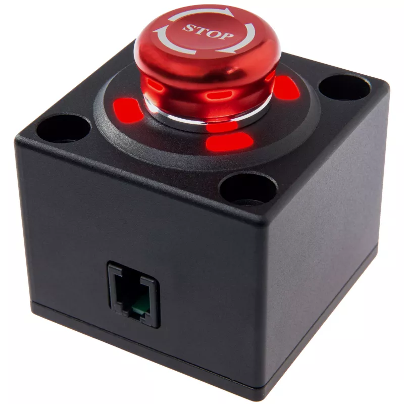 Simagic Alpha Kill Switch avarinio sustabdymo mygtukas, skirtas Alpha serijos bazėms