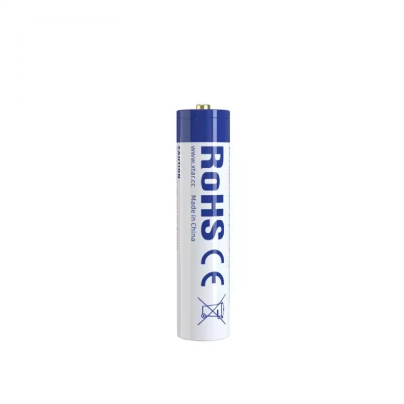 XTAR AAA 1.5V 750mAh Įkraunama Ličio jonų baterija (4 vnt. pakuotė) su apsauga