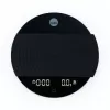 WILFA UNIFORM COFFEE SCALE - Skaitmeninės kavos svarstyklės su laikmačiu, Bluetooth, 2000g talpa, 0,1g tikslumu, juodos spalvos