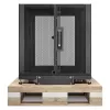 APC NetShelter SX 12U Server Rack Enclosure 600mm x 900mm su šoninėmis plokštėmis, juoda, smūgiams atspari pakuotė