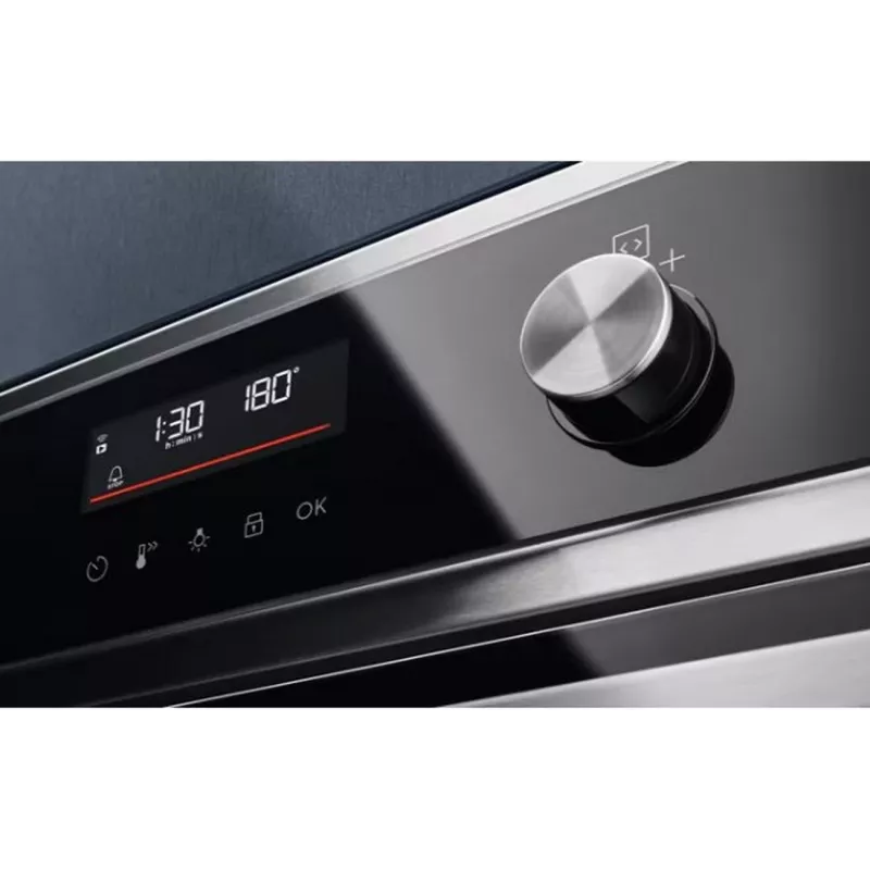 Electrolux EOD6P66WX Įmontuojama Viena Orkaitė su Pirolitiniu Valymu, 72L, A+ Energija, Nerūdijantis Plienas