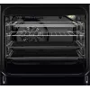 AEG CCB56491BW Laisvai pastatoma elektrinė viryklė su keramine kaitlente, 73L ventiliatoriaus orkaite ir 39L įprastine orkaite, balta