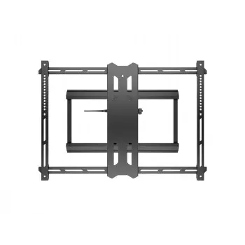MULTIBRACKETS M Universal FlexArm Pro Dual HD Offset - Dvigubas monitorių laikiklis ant stalo 15-32 colių ekranams, dujinė spyruoklė, juoda