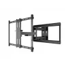 MULTIBRACKETS M Universal FlexArm Pro Dual HD Offset - Dvigubas monitorių laikiklis ant stalo 15-32 colių ekranams, dujinė spyruoklė, juoda