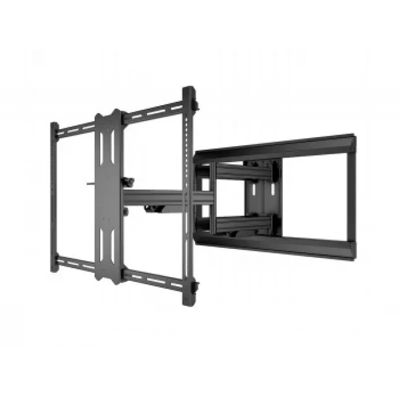 MULTIBRACKETS M Universal FlexArm Pro Dual HD Offset - Dvigubas monitorių laikiklis ant stalo 15-32 colių ekranams, dujinė spyruoklė, juoda