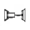 MULTIBRACKETS M Universal FlexArm Pro Dual HD Offset - Dvigubas monitorių laikiklis ant stalo 15-32 colių ekranams, dujinė spyruoklė, juoda