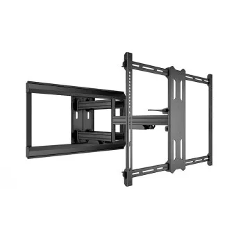 MULTIBRACKETS M Universal FlexArm Pro Dual HD Offset - Dvigubas monitorių laikiklis ant stalo 15-32 colių ekranams, dujinė spyruoklė, juoda