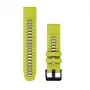 Garmin QuickFit 22 mm silikoninė laikrodžio apyrankė, Lime/Graphite (010-13280-03)