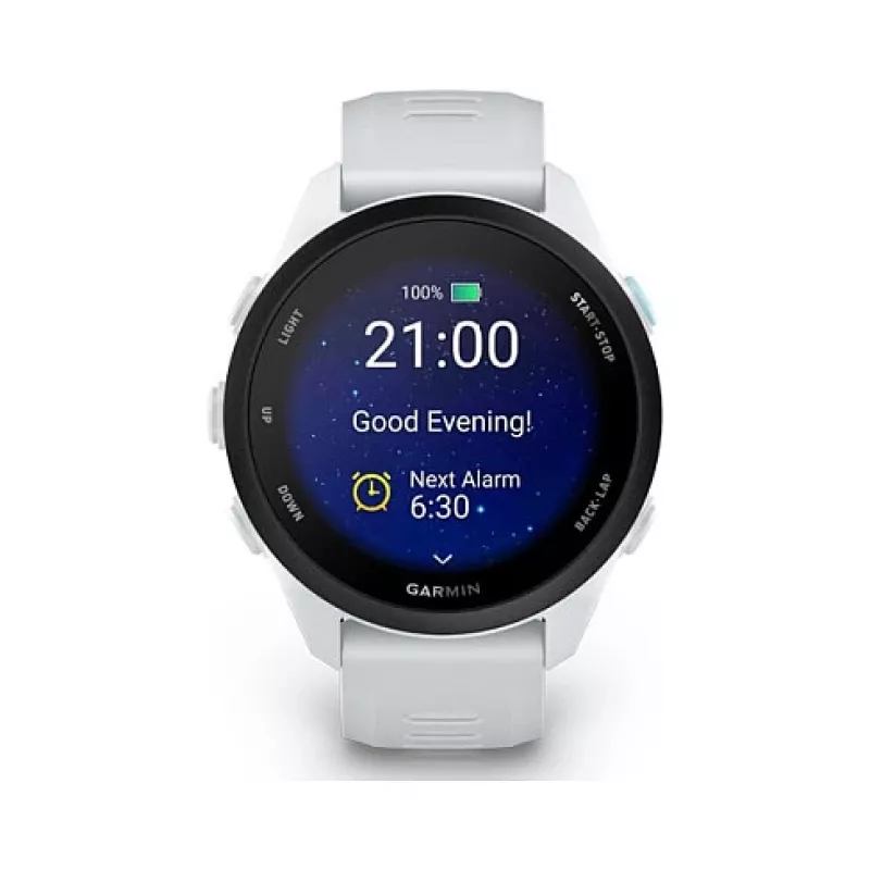 Garmin Forerunner 170 Whitestone su Whitestone/Cloud Blue dirželiu