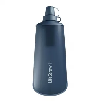 LifeStraw Peak Series sulankstomas suspaudžiamas filtravimo butelis, 1 L, Mountain Blue