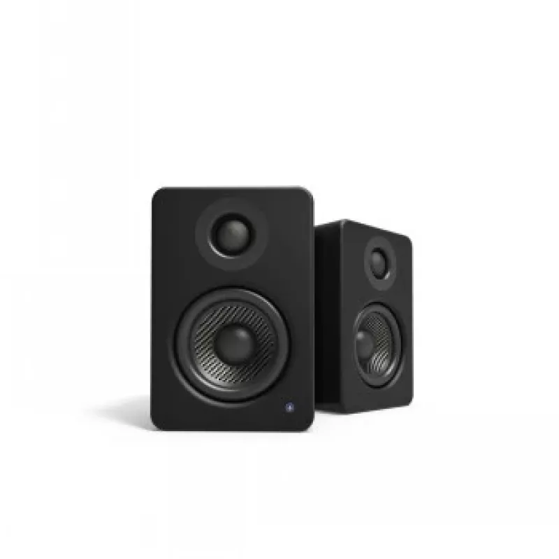 Kanto Audio YU2MB-CG 3-jų garsiakalbių aktyvūs garsiakalbiai su USB DAC ir 3,5 mm AUX - matinė juoda (įsk. C ir G tipo maitinimo laidus)