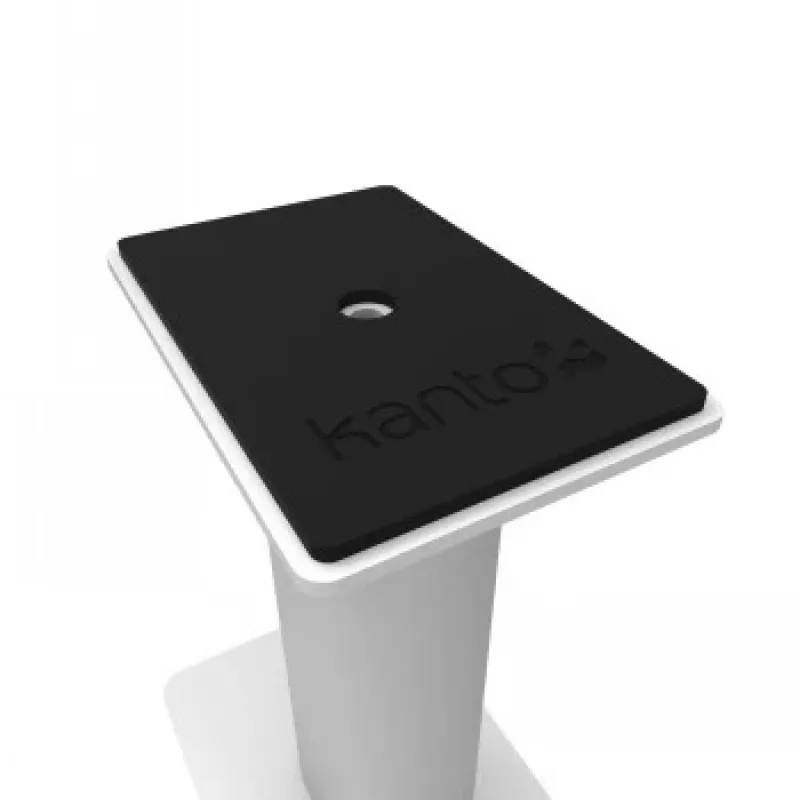 Kanto Audio 9 Universal Desktop Speaker Stand, White (Pair)