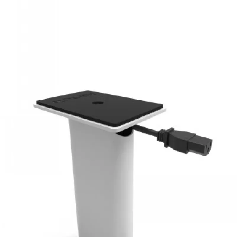 Kanto Audio 9 Universal Desktop Speaker Stand, White (Pair)