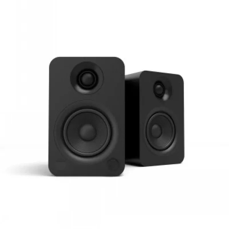 KANTO AUDIO YU-CG Aktyvūs lentyniniai garsiakalbiai su Bluetooth ir RCA įėjimu - juoda vinilo danga (įsk. C ir G tipo maitinimo laidus)