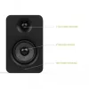KANTO AUDIO YUP4 Pasyvūs Lentyniniai Garsiakalbiai - Juodi (Pora)