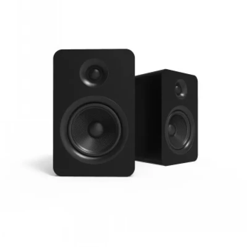 KANTO AUDIO YUP6 Pasyvūs Lentyniniai Garsiakalbiai Pora - 1 inch Šilko Kupolo Aukštų Dažnių Garsiakalbis ir 5.25 inch Kevlaro Žemų Dažnių Garsiakalbis - Juoda