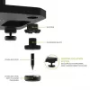 Kanto Audio 22 Tall Fillable Speaker Stands su izoliacinėmis kojelėmis - juoda (pora)