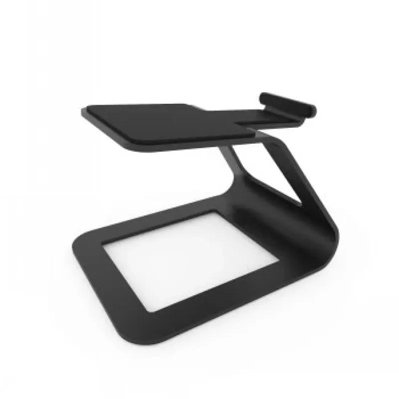 Kanto Audio Elevated Desktop Speaker Stands for Small Speakers - Black (Pair)