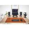 KANTO AUDIO 100W aktyvūs etaloniniai staliniai garsiakalbiai su Bluetooth - juodi, pora (įskaitant Type C maitinimo laidą)