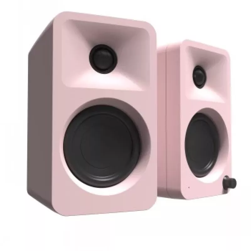KANTO AUDIO 100W Powered Reference Desktop Speakers su Bluetooth - Rožiniai, Pora (įskaitant Type C maitinimo laidą)