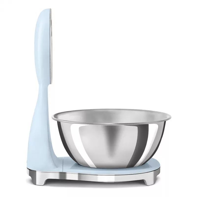 Smeg KSF01PBWW Analoginės ir Skaitmeninės Virtuvinės Svarstyklės Pastelinė Mėlyna
