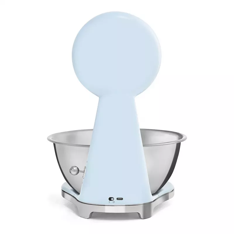 Smeg KSF01PBWW Analoginės ir Skaitmeninės Virtuvinės Svarstyklės Pastelinė Mėlyna