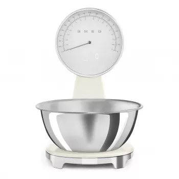 SMEG Analoginės ir skaitmeninės virtuvinės svarstyklės Cream KSF01CRWW