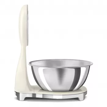 SMEG Analoginės ir skaitmeninės virtuvinės svarstyklės Cream KSF01CRWW