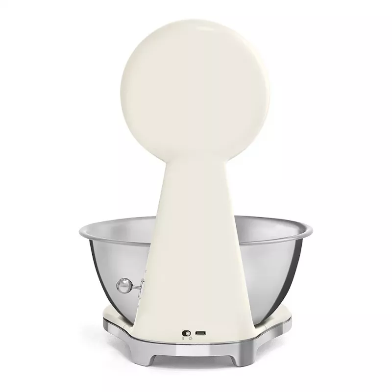 SMEG Analoginės ir skaitmeninės virtuvinės svarstyklės Cream KSF01CRWW
