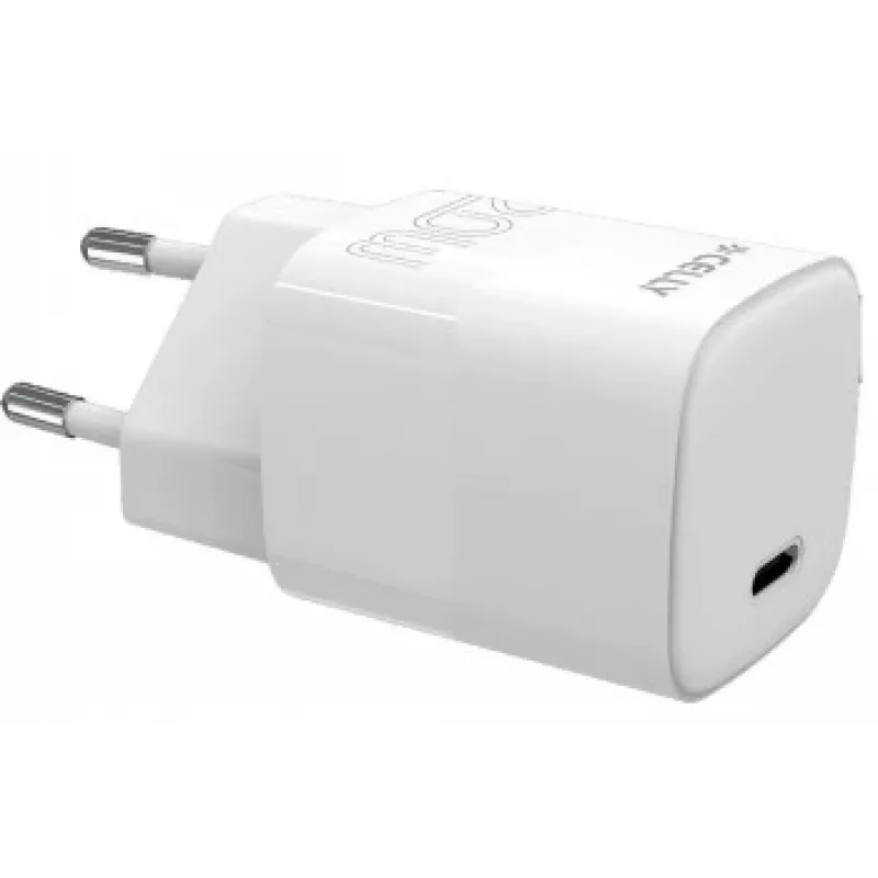 CELLY TC1USBC20WEVOWH USB-C sieninis įkroviklis 20W baltas
