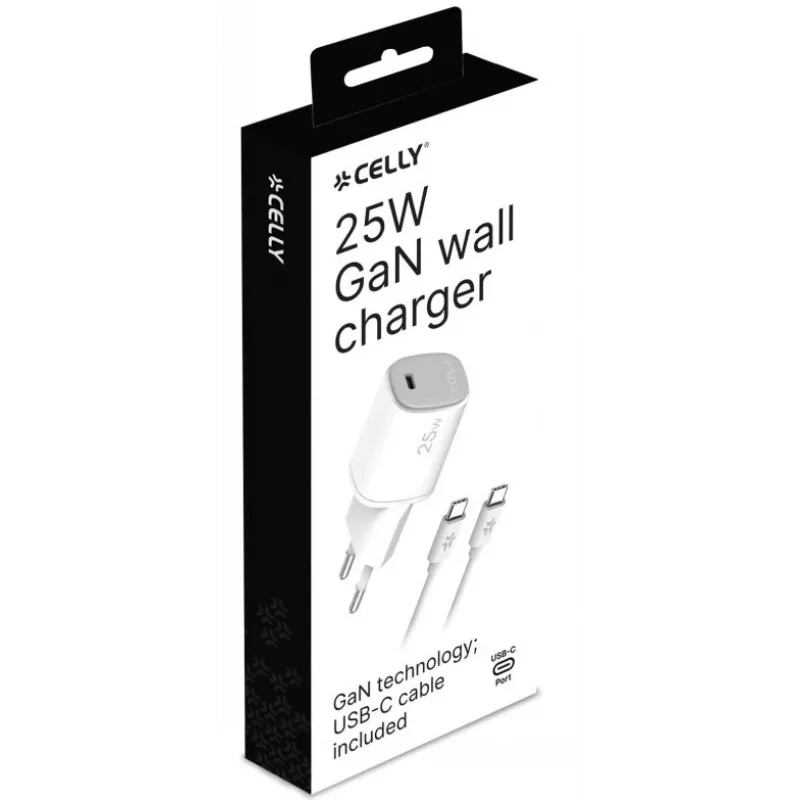 CELLY UP TC 1 USB-C 25W + C to C laidas