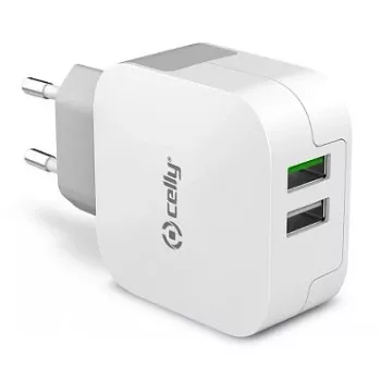 CELLY Travel Charger Turbo 2USB 3.4A