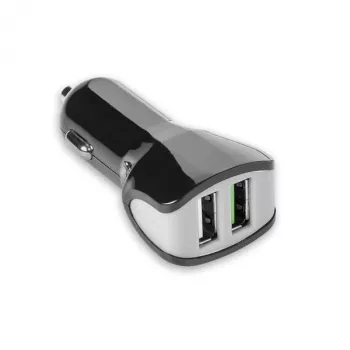 CELLY TURBO Automobilinis įkroviklis 2 USB 2.4A Juodas