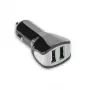 CELLY TURBO Automobilinis įkroviklis 2 USB 2.4A Juodas