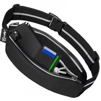 CELLY Universal Waterproof Run Belt Up to 6.9, Black
