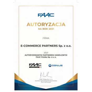 FAAC XT4 433 RC Pilot nuotolinio valdymo pultelis