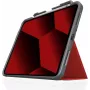 STM Dux Plus Dėklas, skirtas Apple iPad 10,9 colių (10-os kartos, 2022) - Raudonas / Skaidrus - Didmeninė pakuotė