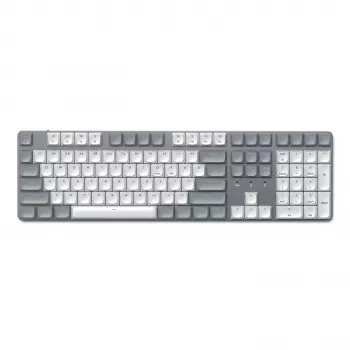 Satechi SM3 Slim Mechanical Backlit Bluetooth Keyboard - Full Size with Numeric Keypad (White LED)