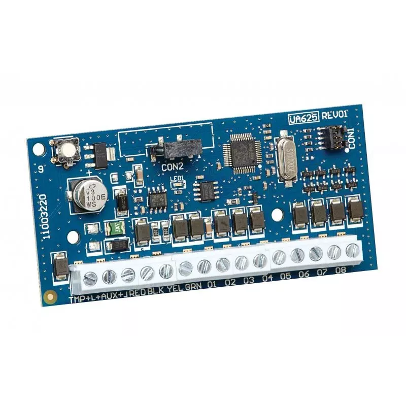 DSC HSM2208 NEO 8 išėjimų modulio plėstuvas su mažos srovės išėjimais