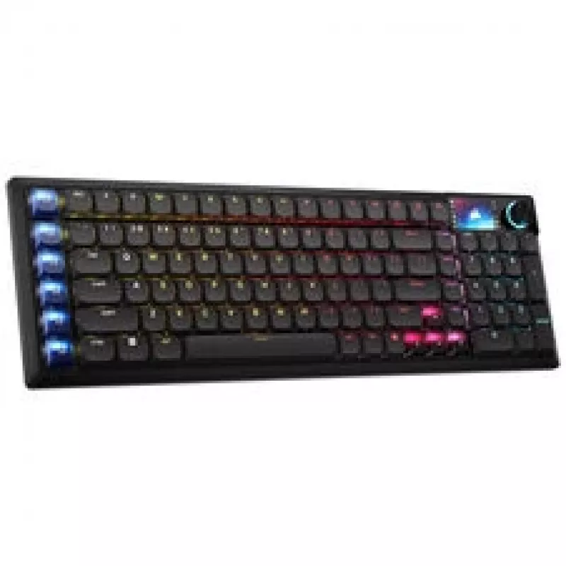 Corsair Vanguard Air 99 Wireless Gaming Keyboard, Optical-Mechanical, Low Profile, 8K Polling, DE Layout - Black