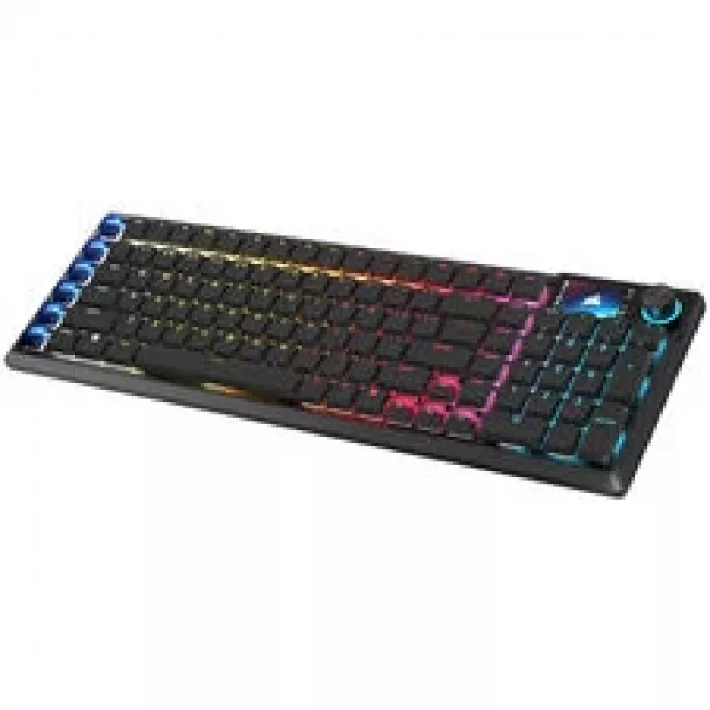 Corsair Vanguard Air 99 Wireless Gaming Keyboard, Optical-Mechanical, Low Profile, 8K Polling, DE Layout - Black